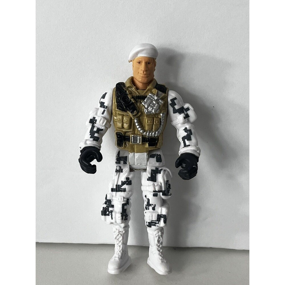 The Corps Commando Force Gunner O'Grady White Camo Loose Action Figure Lanard
